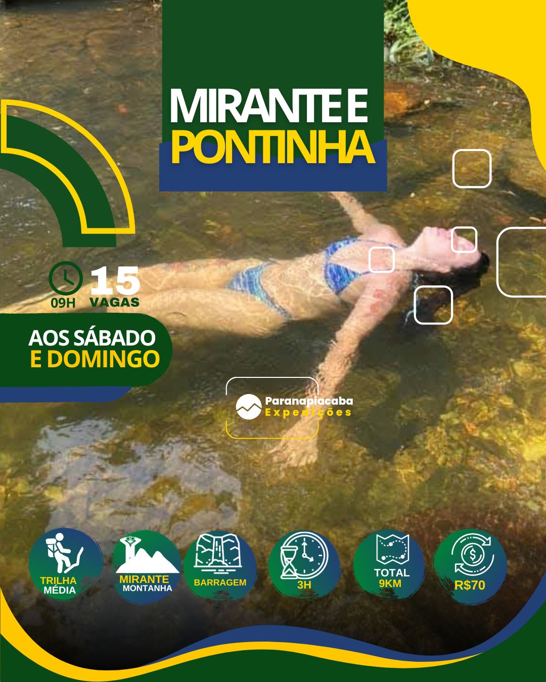 Piscina Natural e Mirante na Serra do Mar Paulista!